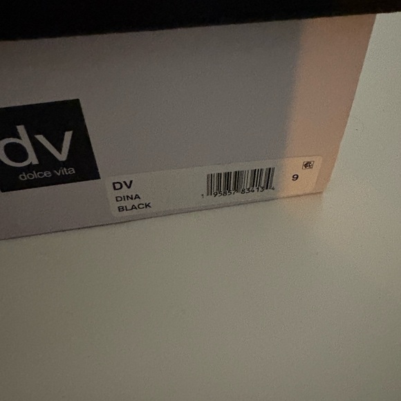 Dolce Vita Black and Tan Platform Mules - Picture 5 of 8